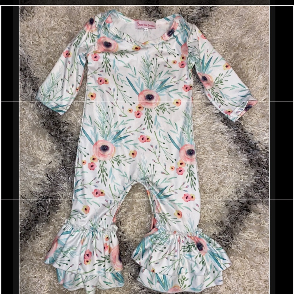 Castle Rose Boutique 9-12m Romper